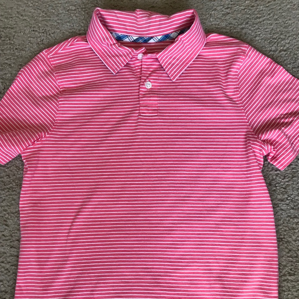 Boys striped polo